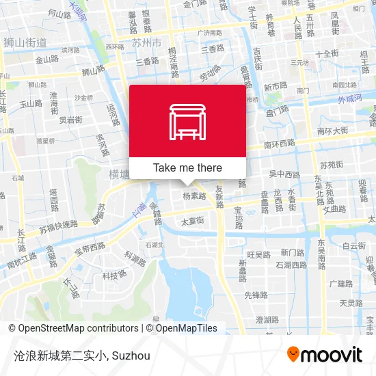 沧浪新城第二实小 map