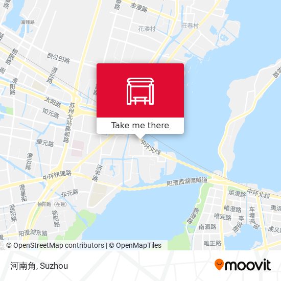 河南角 map