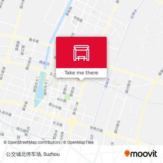 公交城北停车场 map