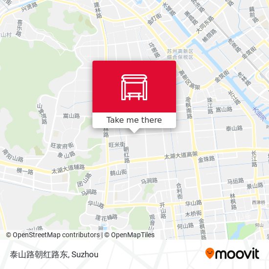 泰山路朝红路东 map