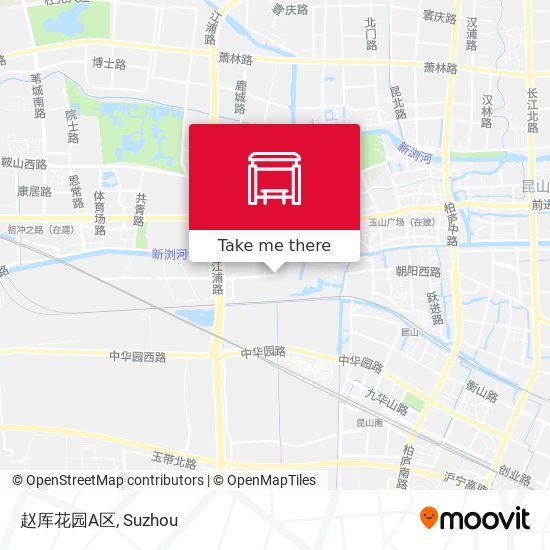 赵厍花园A区 map