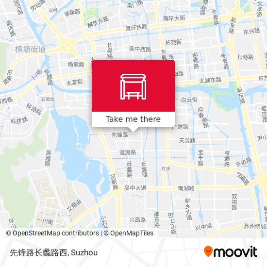 先锋路长蠡路西 map