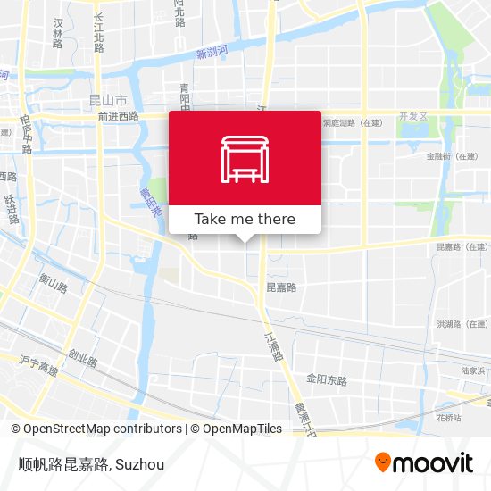 顺帆路昆嘉路 map