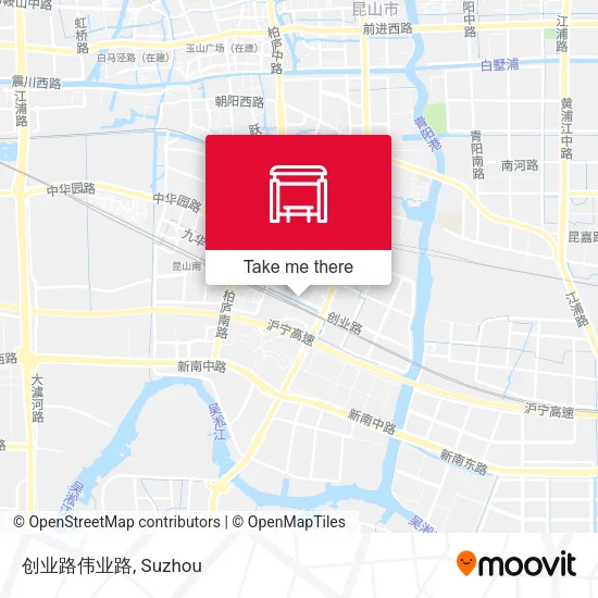 创业路伟业路 map