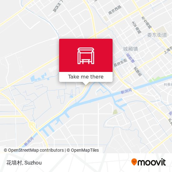 花墙村 map