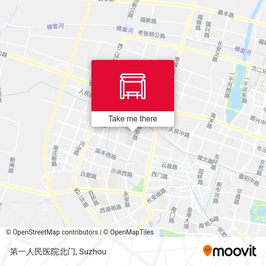 第一人民医院北门 map