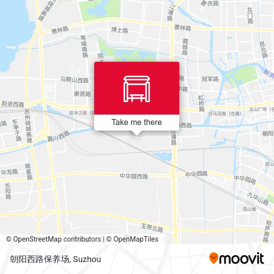 朝阳西路保养场 map