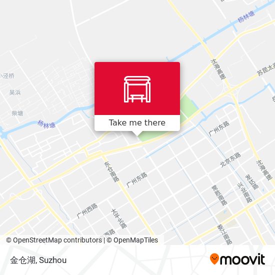 金仓湖 map
