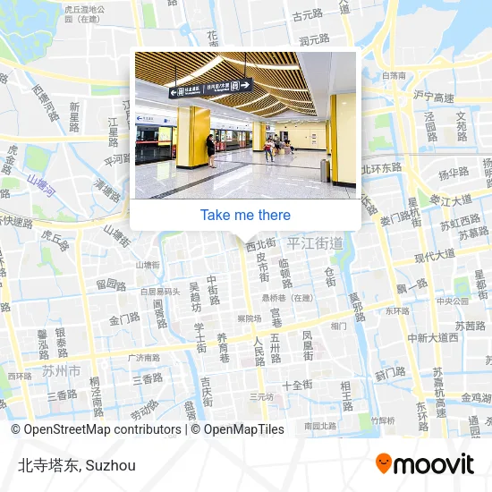 北寺塔东 map