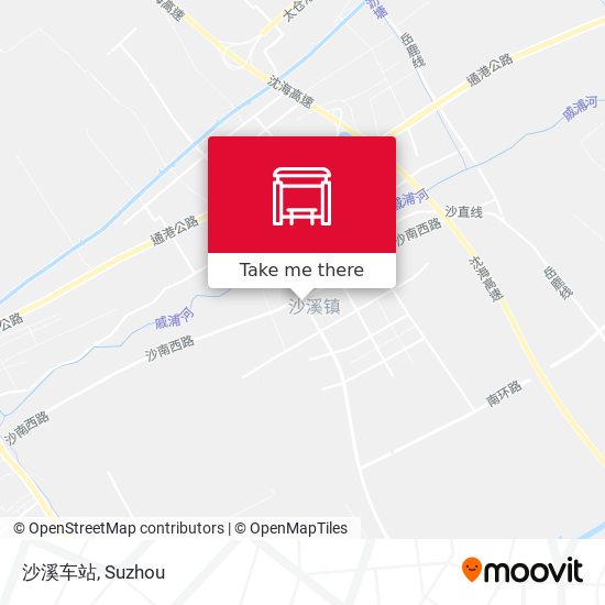 沙溪车站 map