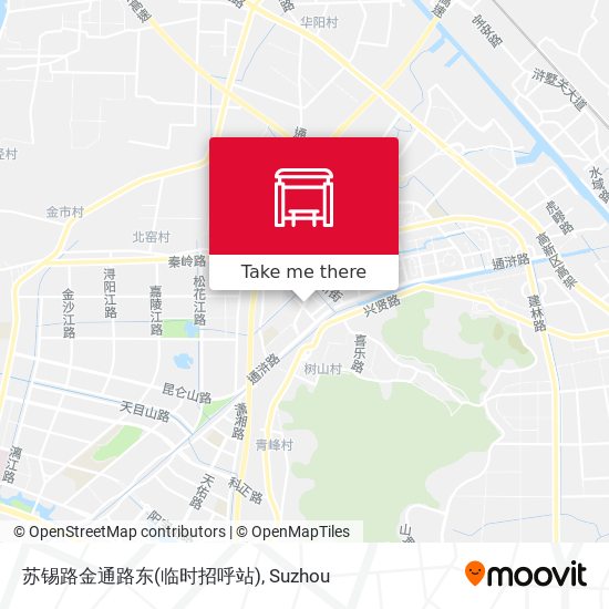 苏锡路金通路东(临时招呼站) map