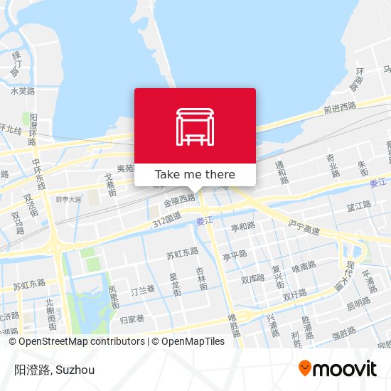 阳澄路 map