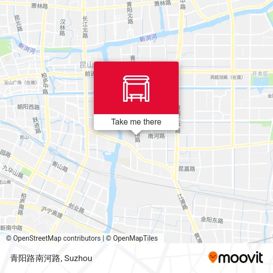 青阳路南河路 map