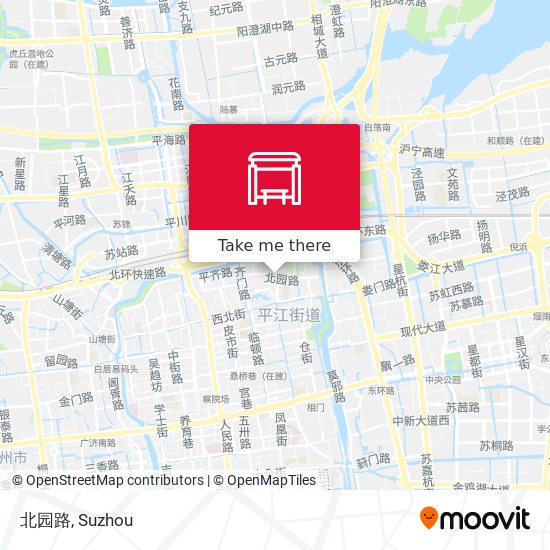 北园路 map