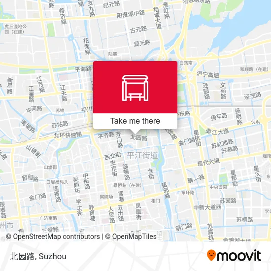 北园路 map