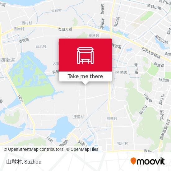 山墩村 map