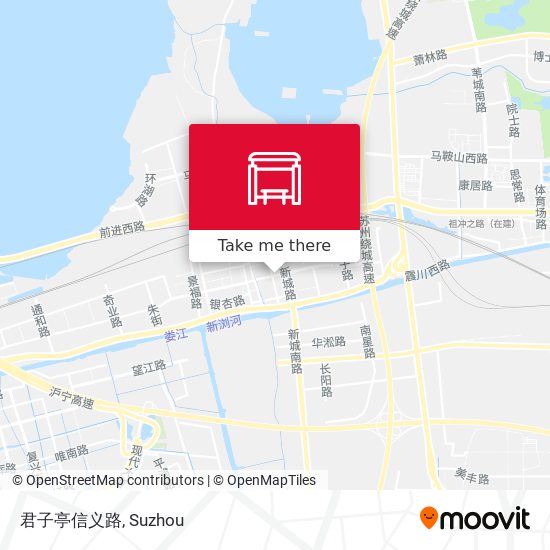 君子亭信义路 map