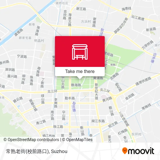 常熟老街(校前路口) map