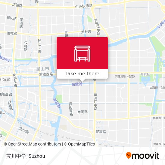 震川中学 map