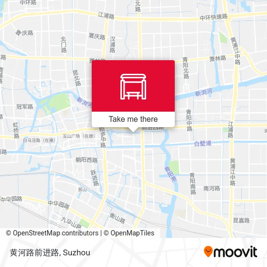 黄河路前进路 map