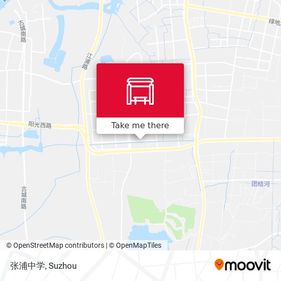 张浦中学 map