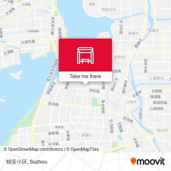 锦安小区 map