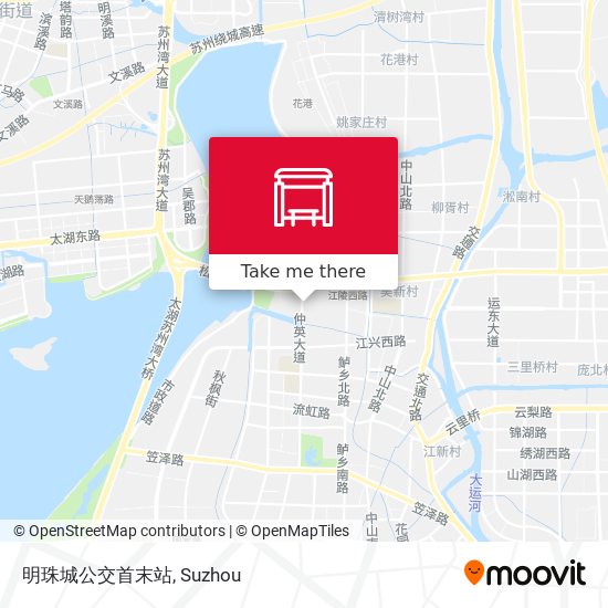 明珠城公交首末站 map