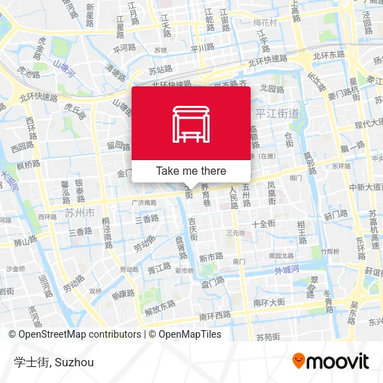 学士街 map