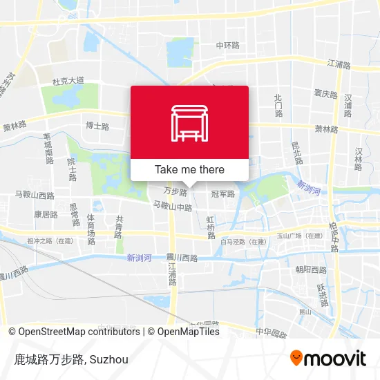 鹿城路万步路 map