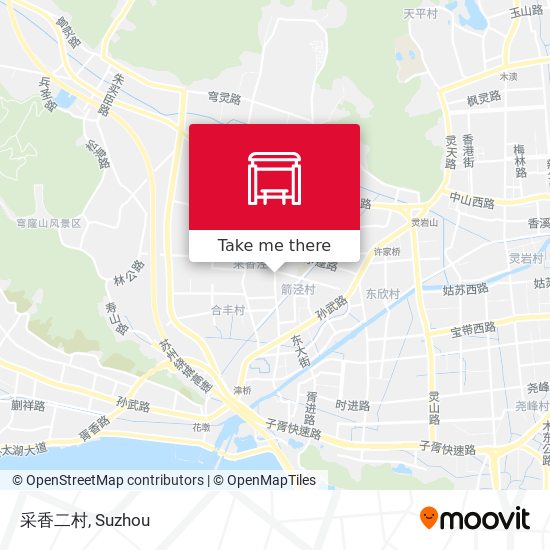 采香二村 map