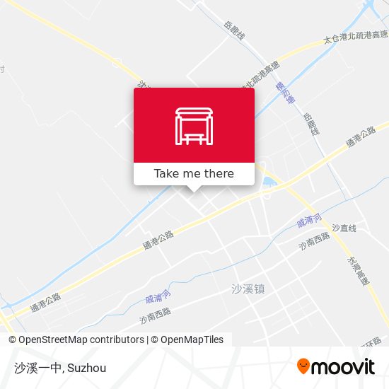 沙溪一中 map