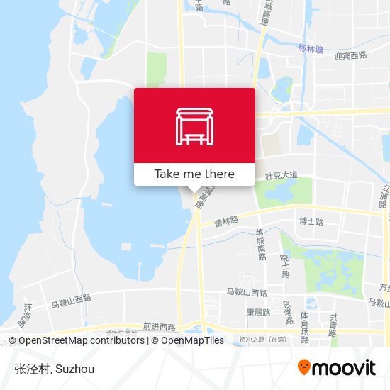 张泾村 map