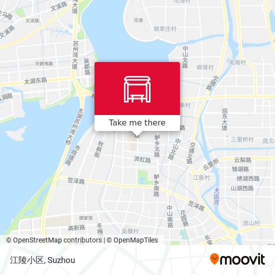 江陵小区 map