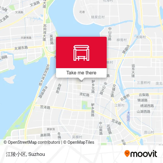江陵小区 map