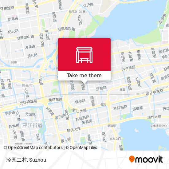 泾园二村 map