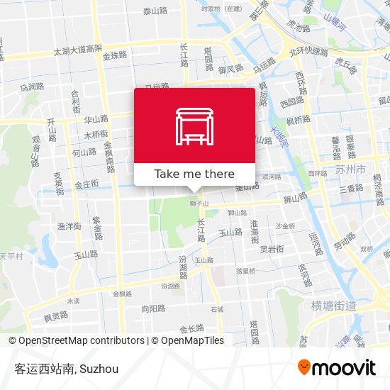 客运西站南 map