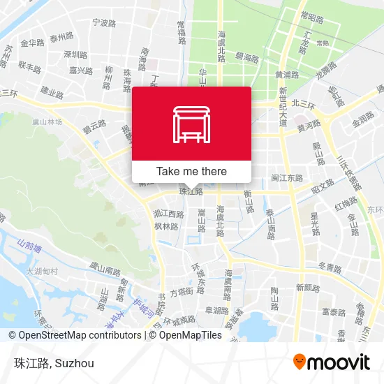 珠江路 map