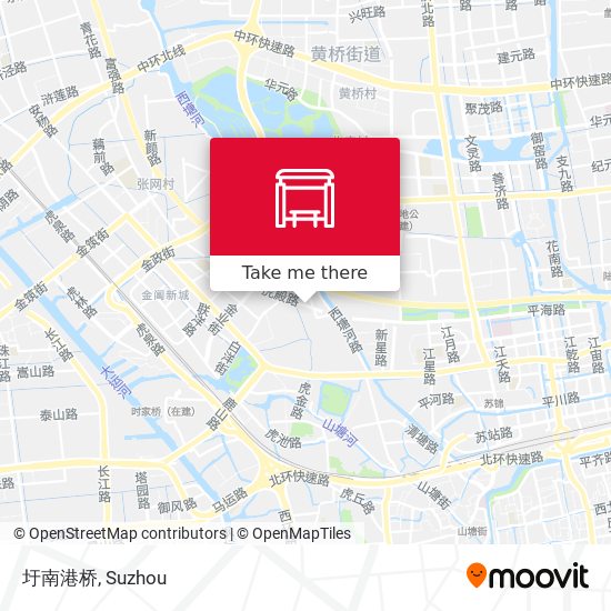 圩南港桥 map