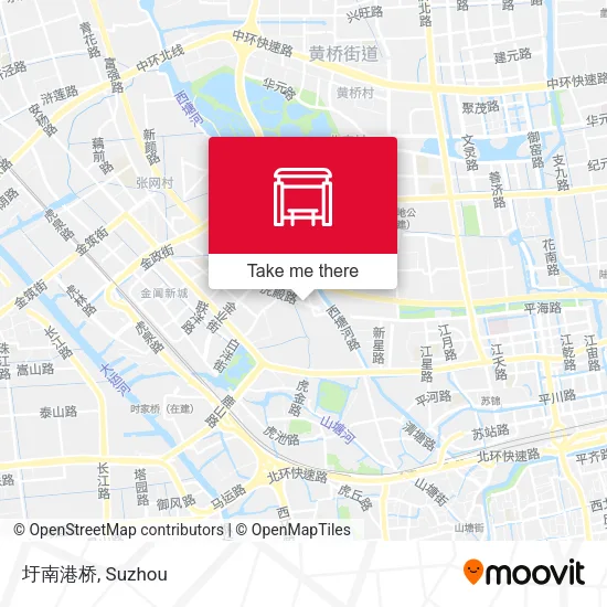 圩南港桥 map