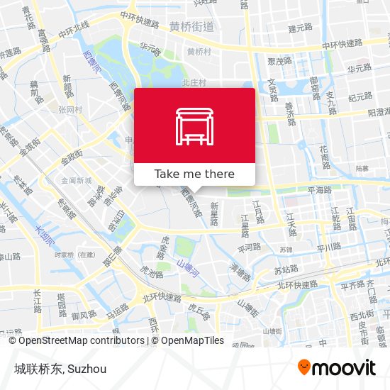 城联桥东 map