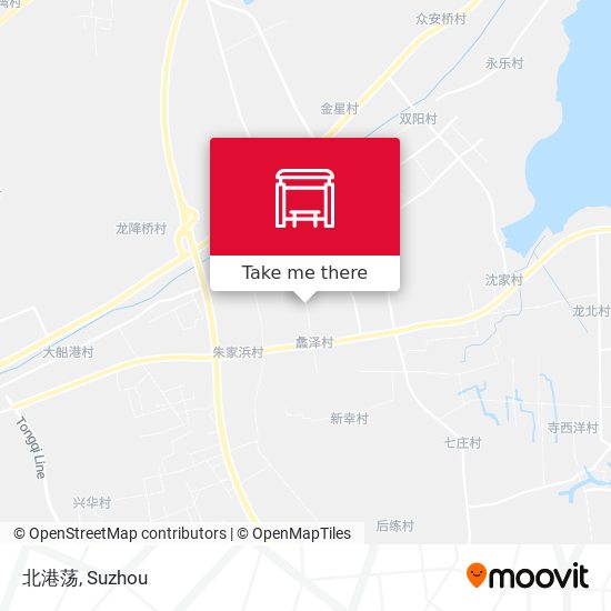 北港荡 map