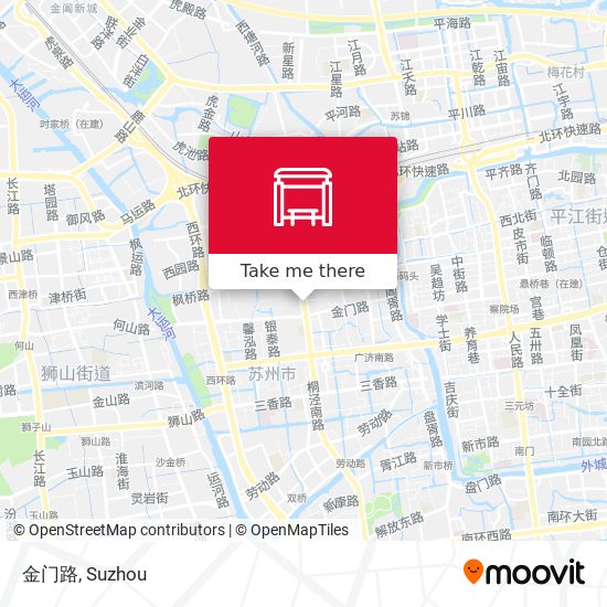 金门路 map
