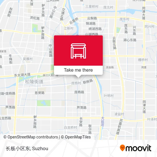 长板小区东 map