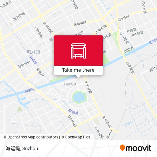 海运堤 map