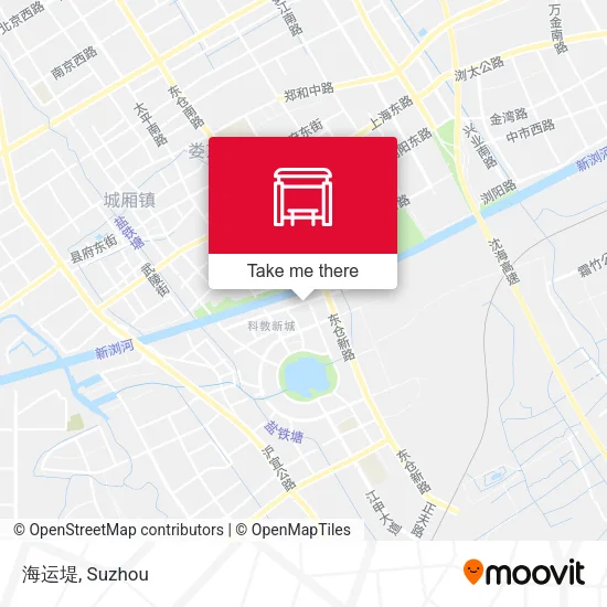 海运堤 map
