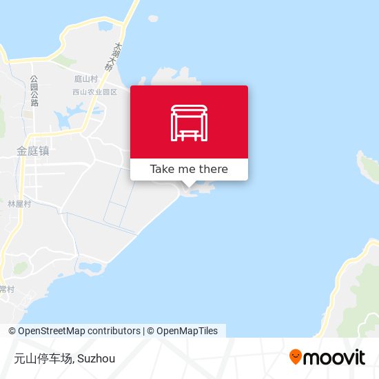 元山停车场 map