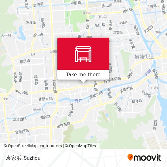 袁家浜 map