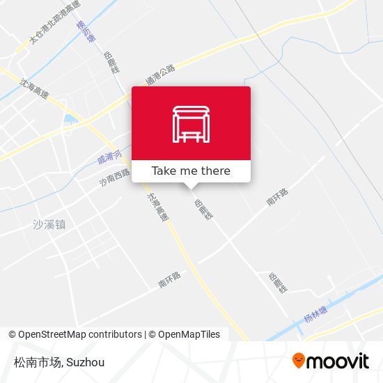 松南市场 map