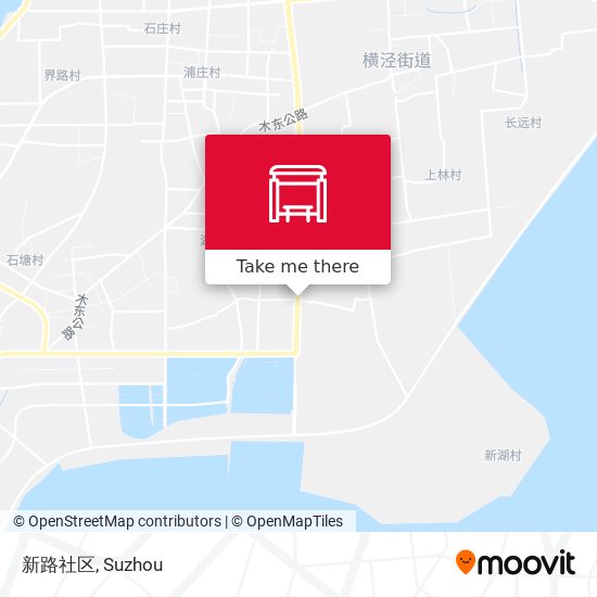 新路社区 map