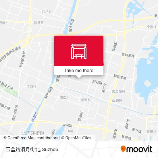 玉盘路渭月街北 map